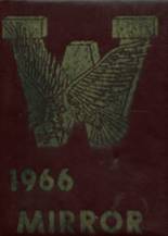 Waltham High School 1966 yearbook cover photo