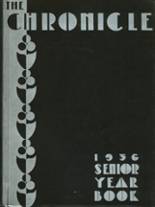 Masten Park High School 1936 yearbook cover photo