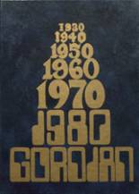 Cerro Gordo High School 1980 yearbook cover photo
