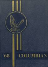 Columbia High School 1968 yearbook cover photo
