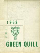 Wethersfield High School 1958 yearbook cover photo