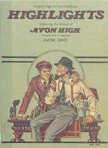Avon High School 1976 yearbook cover photo