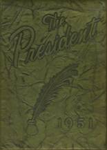 Wilson High School 1951 yearbook cover photo