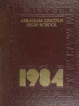 Abraham Lincoln High School 1984 yearbook cover photo