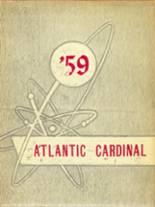 Atlantic High School 1959 yearbook cover photo