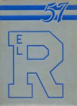 El Rancho High School 1957 yearbook cover photo