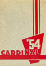 Central High School 1954 yearbook cover photo