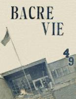 Battle Creek Academy 1949 yearbook cover photo
