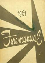 Foreman High School 1961 yearbook cover photo