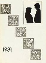 1981 Miami Trace High School Yearbook from Washington court house, Ohio cover image