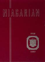 Niagara Falls High School 1938 yearbook cover photo