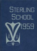 1959 Sterling High School Yearbook from Craftsbury common, Vermont cover image