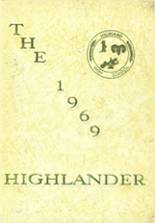 Highland High School 1969 yearbook cover photo