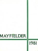 Mayfield High School 1981 yearbook cover photo