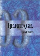 2003 Heritage High School Yearbook from Broadlands, Illinois cover image