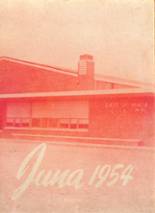 East Juniata High School 1954 yearbook cover photo