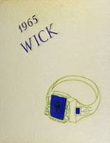 Wickliffe High School 1965 yearbook cover photo