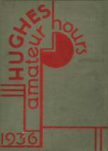 Hughes High School 1936 yearbook cover photo