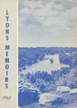 Lyons-Muir High School 1955 yearbook cover photo