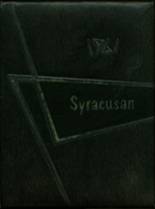 Syracuse High School 1961 yearbook cover photo