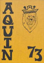 Aquinas High School 1973 yearbook cover photo