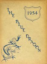 Halstead High School 1954 yearbook cover photo