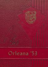 Orleans High School 1953 yearbook cover photo