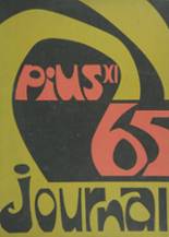 Pius Xi High School 1965 yearbook cover photo