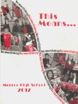 Monroe High School 2012 yearbook cover photo