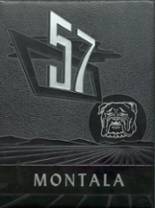 Montevallo High School 1957 yearbook cover photo