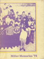 Miller High School 1975 yearbook cover photo