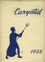 Carey High School 1958 yearbook cover photo