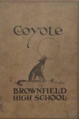 Brownfield High School 1923 yearbook cover photo
