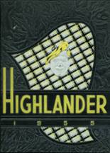Highland Park High School 1955 yearbook cover photo
