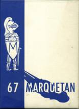 Marquette High School 1967 yearbook cover photo