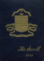 St. Ursula Academy 1954 yearbook cover photo