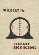 Elkhart High School 1974 yearbook cover photo