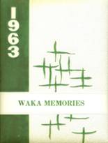 Wakarusa High School 1963 yearbook cover photo