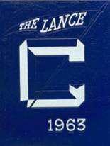 Central Catholic High School 1963 yearbook cover photo