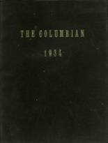St. Columba's High School 1934 yearbook cover photo
