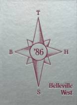 Belleville Township High School 1986 yearbook cover photo
