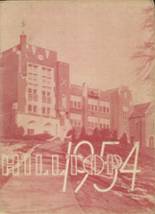 Randolph High School 1954 yearbook cover photo