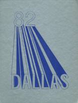 Dallas High School 1982 yearbook cover photo