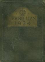 Terrill Preparatory School 1924 yearbook cover photo