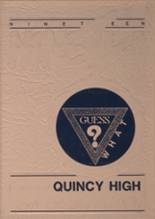 Quincy High School 1990 yearbook cover photo