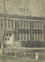 Community High School 1954 yearbook cover photo