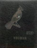 Virginia High School 1953 yearbook cover photo