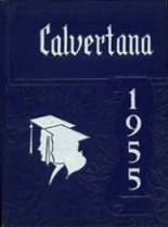 Calvert High School 1955 yearbook cover photo