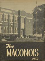 Macon High School 1955 yearbook cover photo