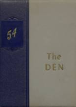 Daingerfield High School 1954 yearbook cover photo